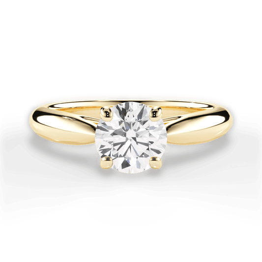The Sadie Solitiare Lotus Diamond
