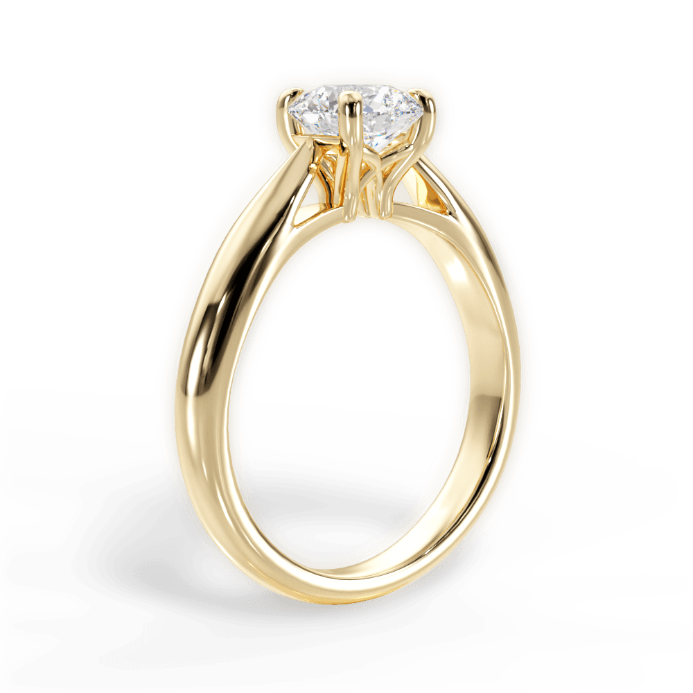 The Sadie Solitiare Lotus Diamond
