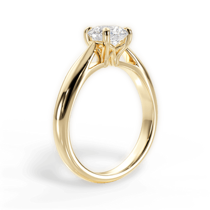 The Sadie Solitiare Lotus Diamond