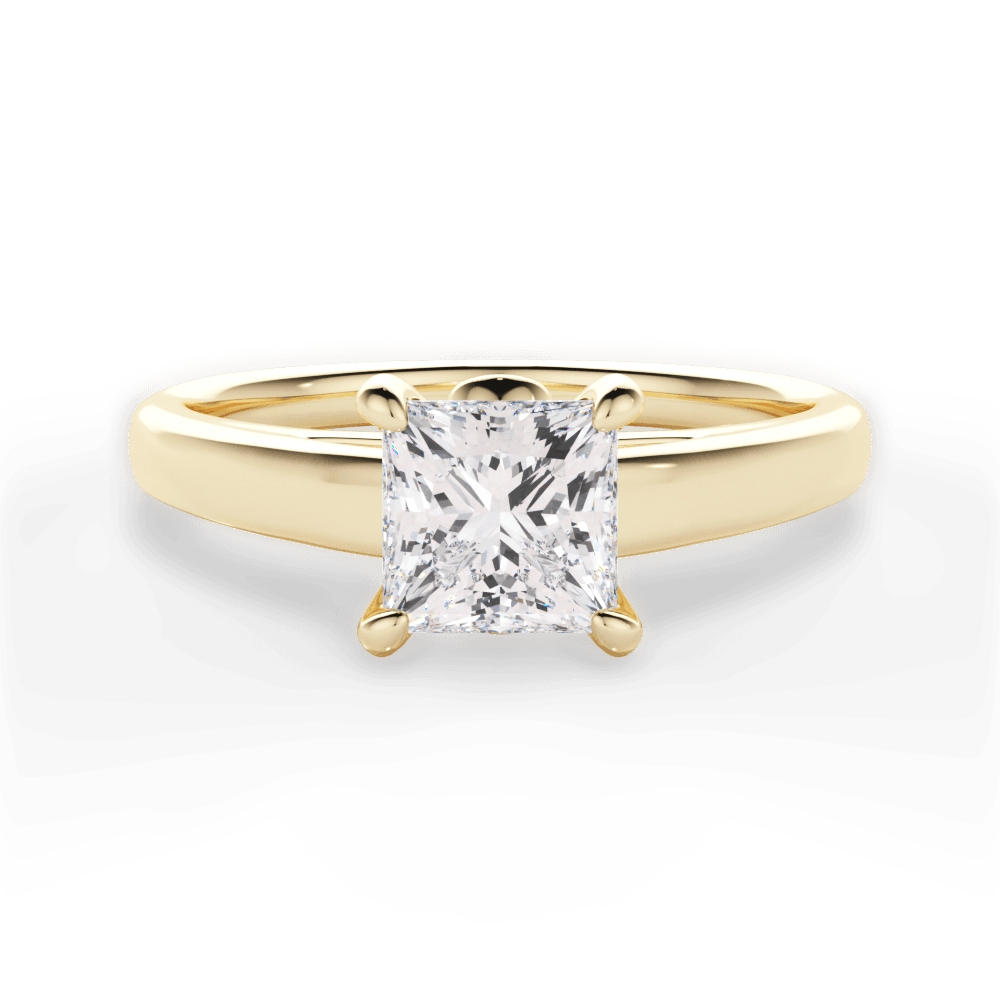 The Samira Solitaire - Lotus Diamond