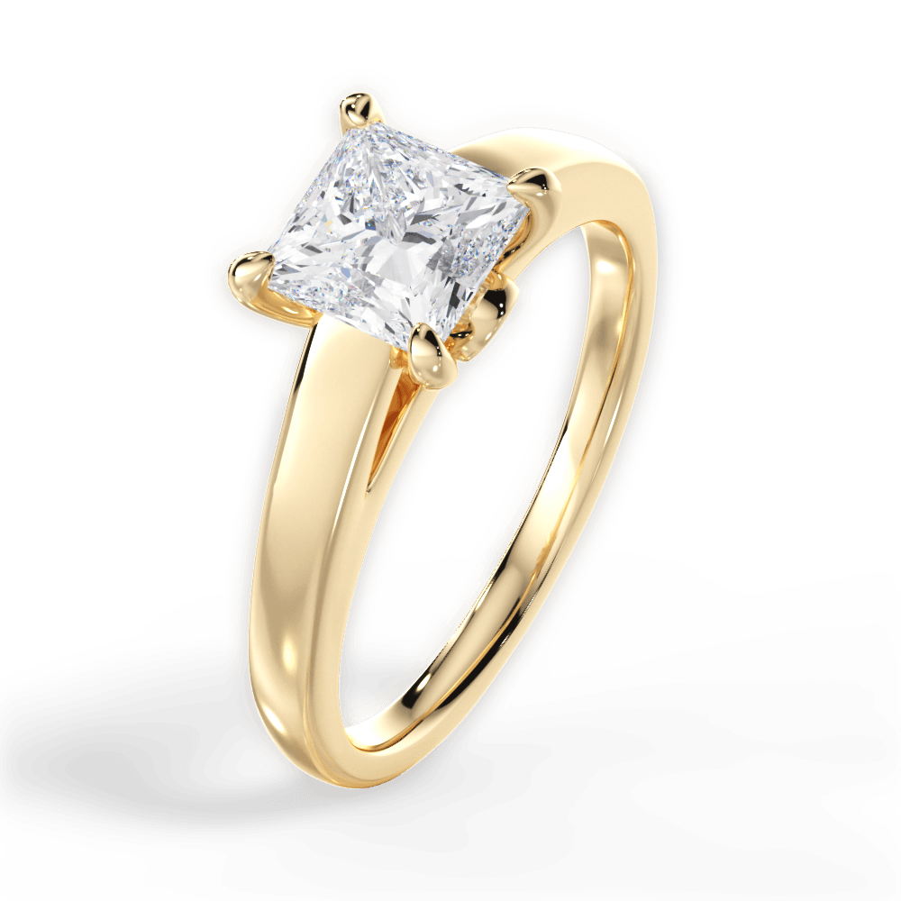 The Samira Solitaire - Lotus Diamond
