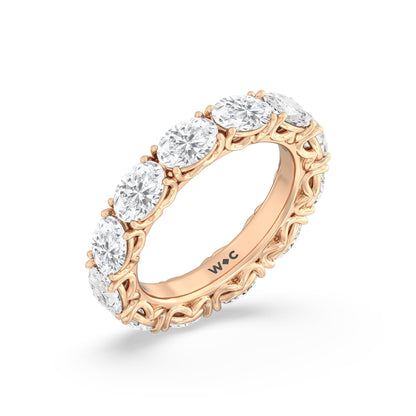The Seaport Eternity Ring - Lotus Diamond
