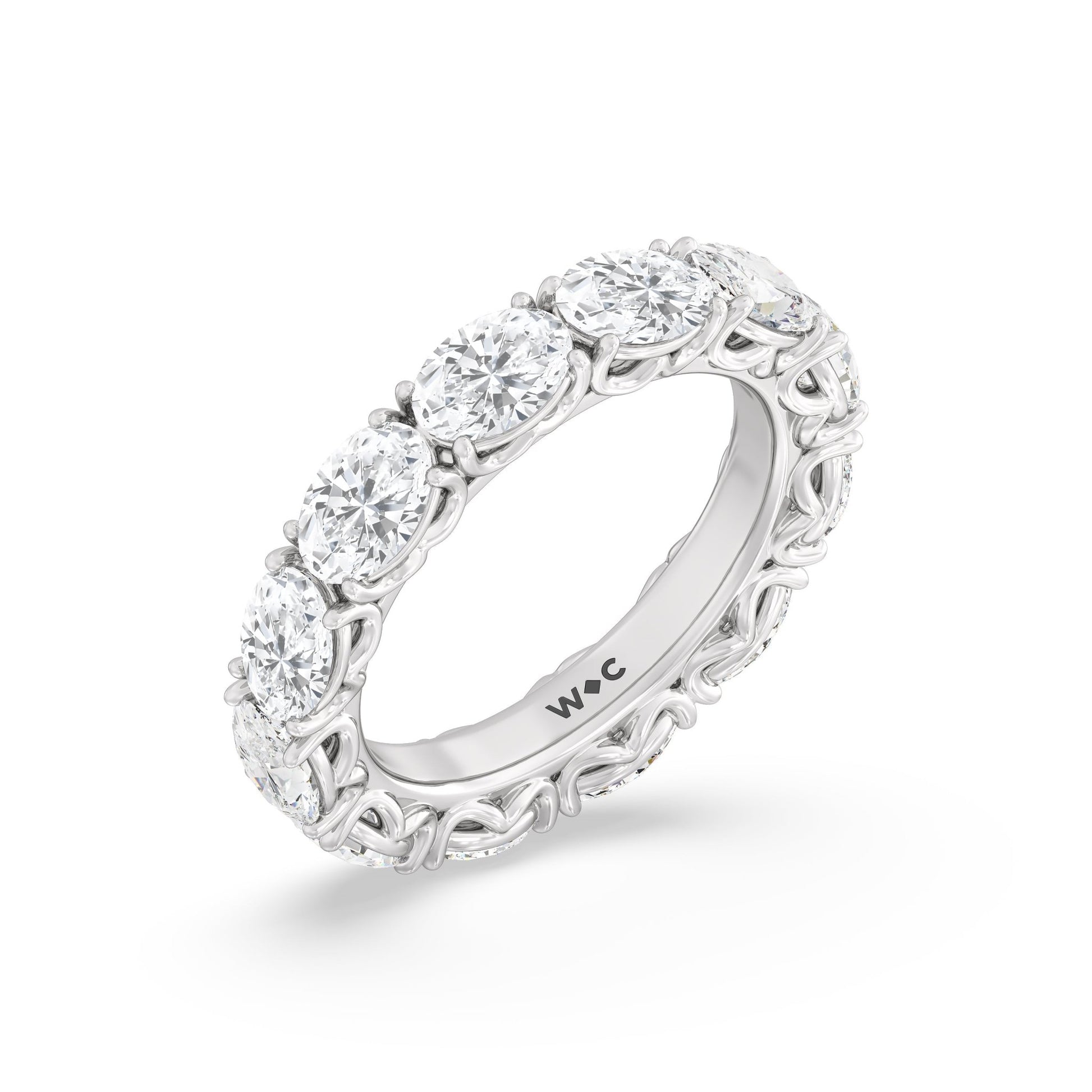 The Seaport Eternity Ring - Lotus Diamond
