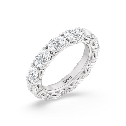 The Seaport Eternity Ring - Lotus Diamond