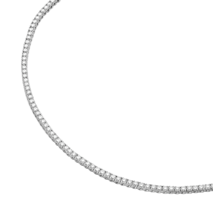 The Tennis Necklace, Mini - Lotus Diamond