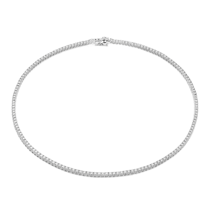 The Tennis Necklace, Mini - Lotus Diamond