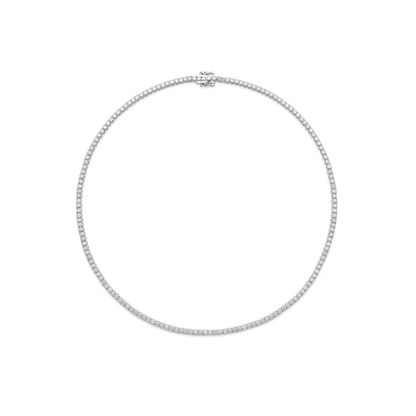 The Tennis Necklace, Mini - Lotus Diamond