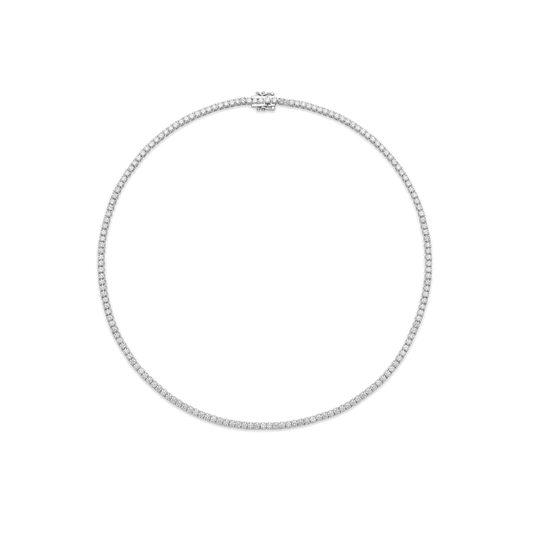 The Tennis Necklace, Mini - Lotus Diamond