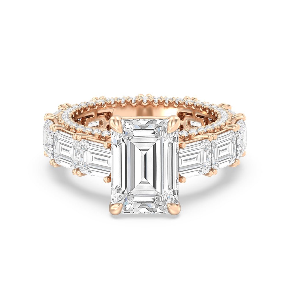 The Upper East Side Ring - Lotus Diamond