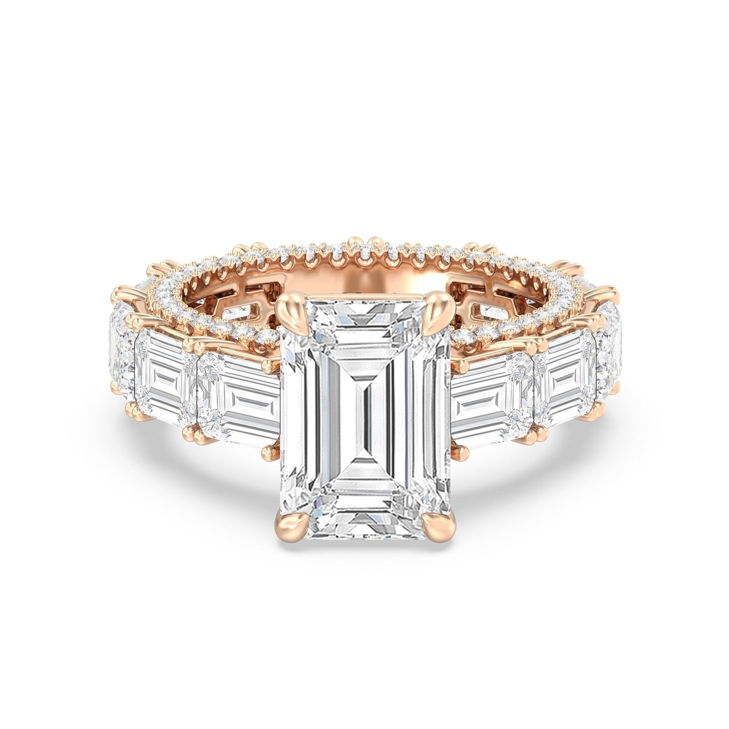 The Upper East Side Ring - Lotus Diamond
