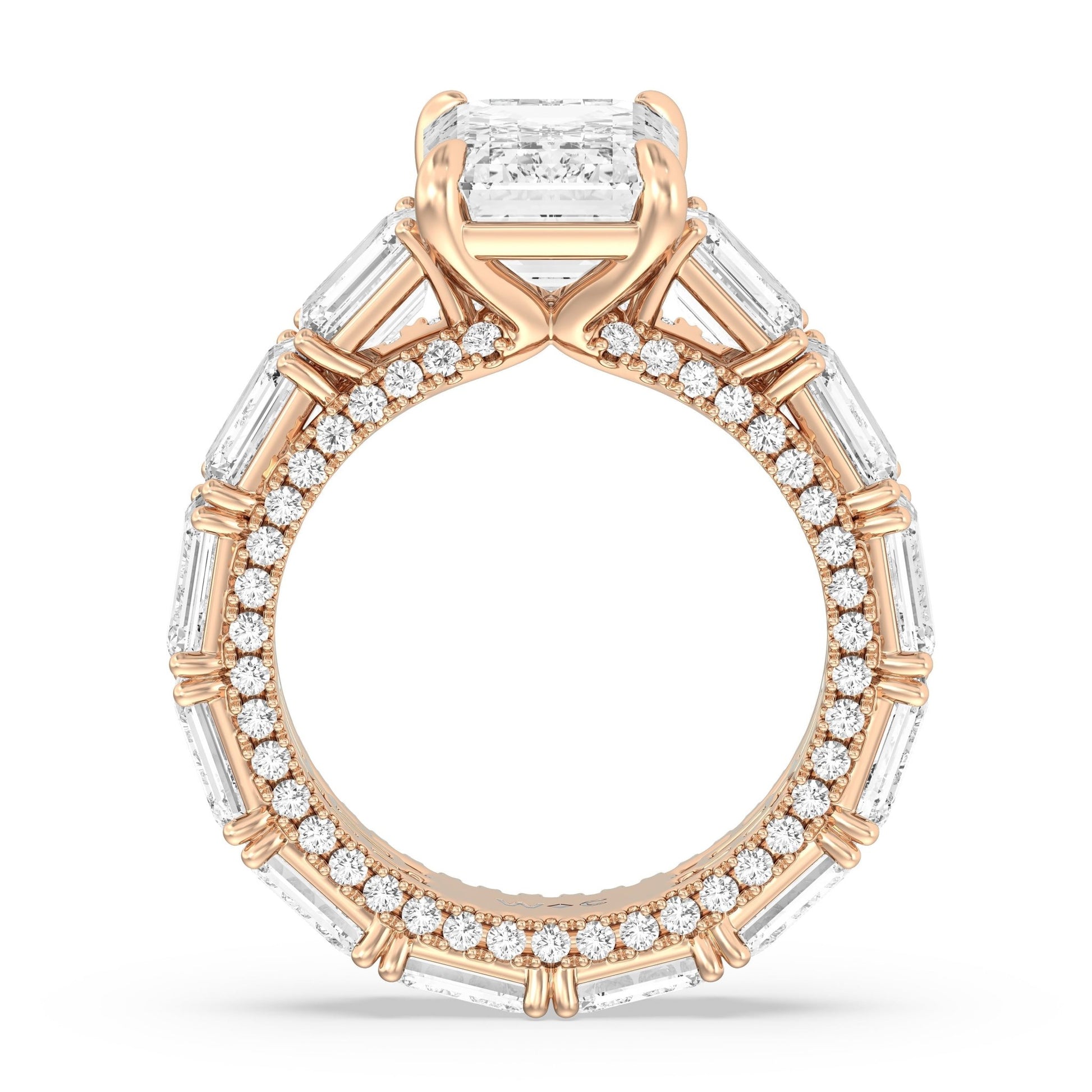 The Upper East Side Ring - Lotus Diamond