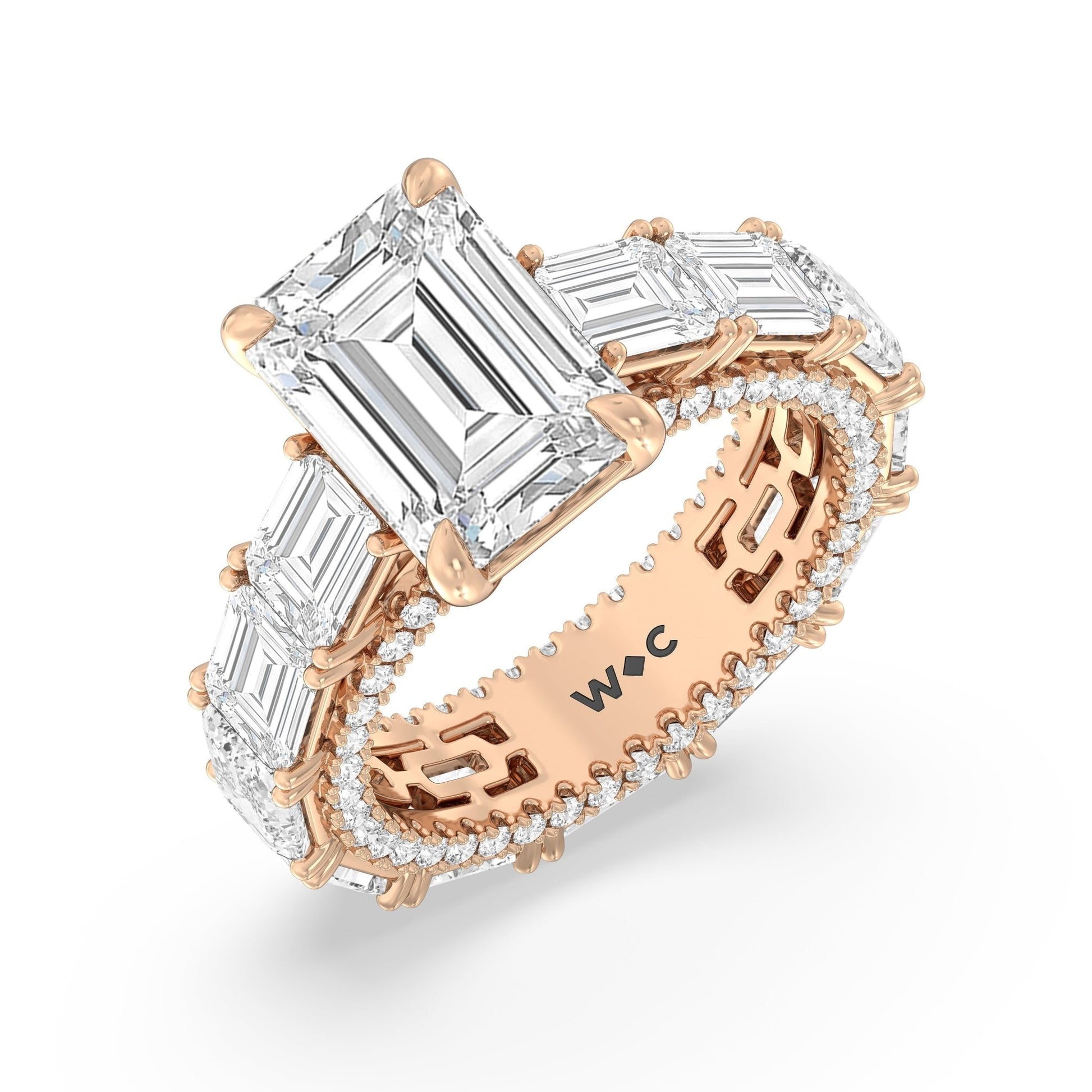 The Upper East Side Ring - Lotus Diamond