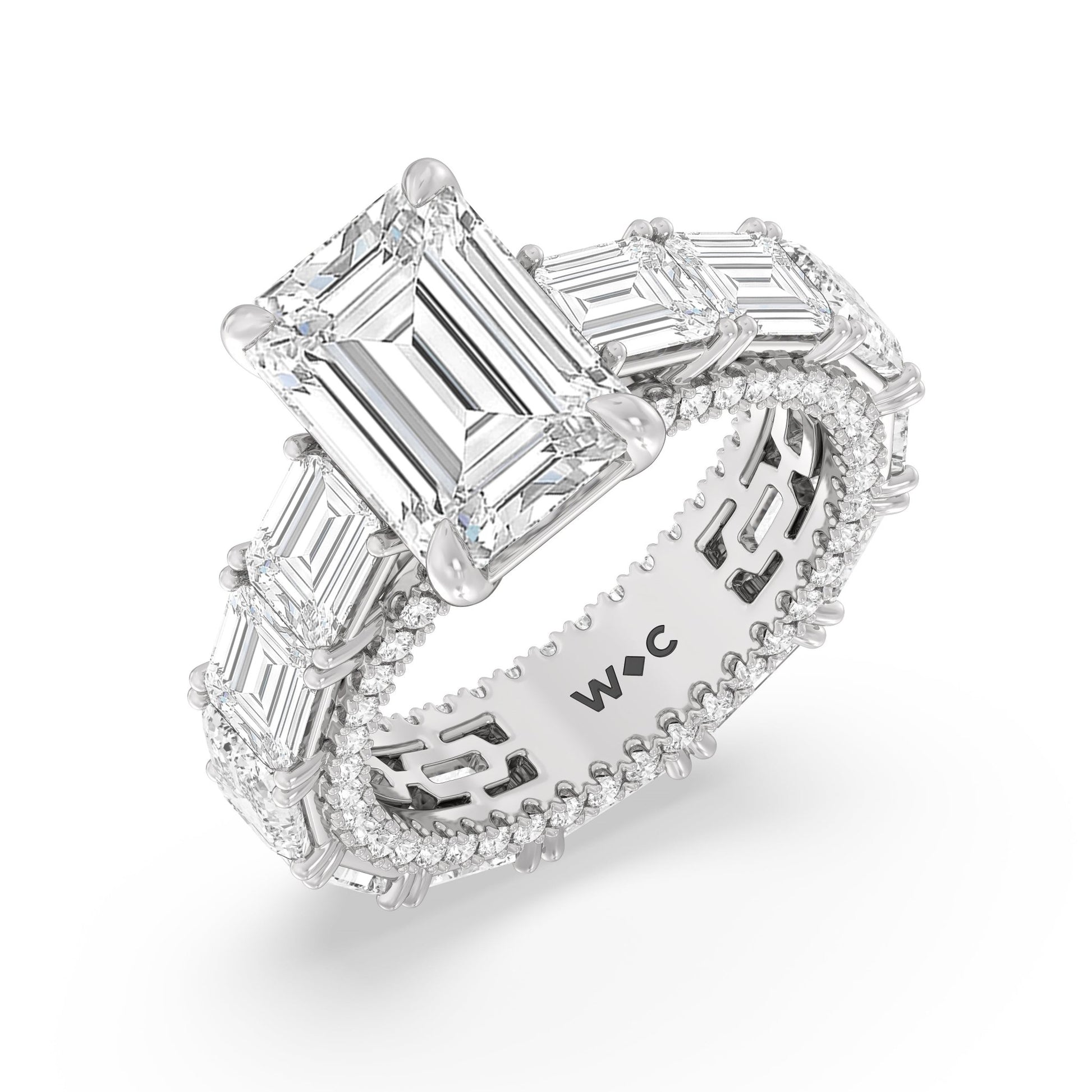 The Upper East Side Ring - Lotus Diamond
