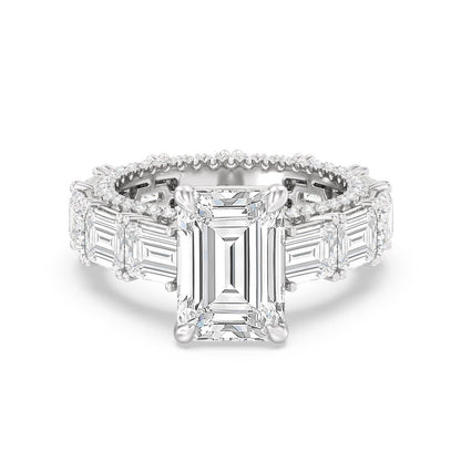 The Upper East Side Ring - Lotus Diamond