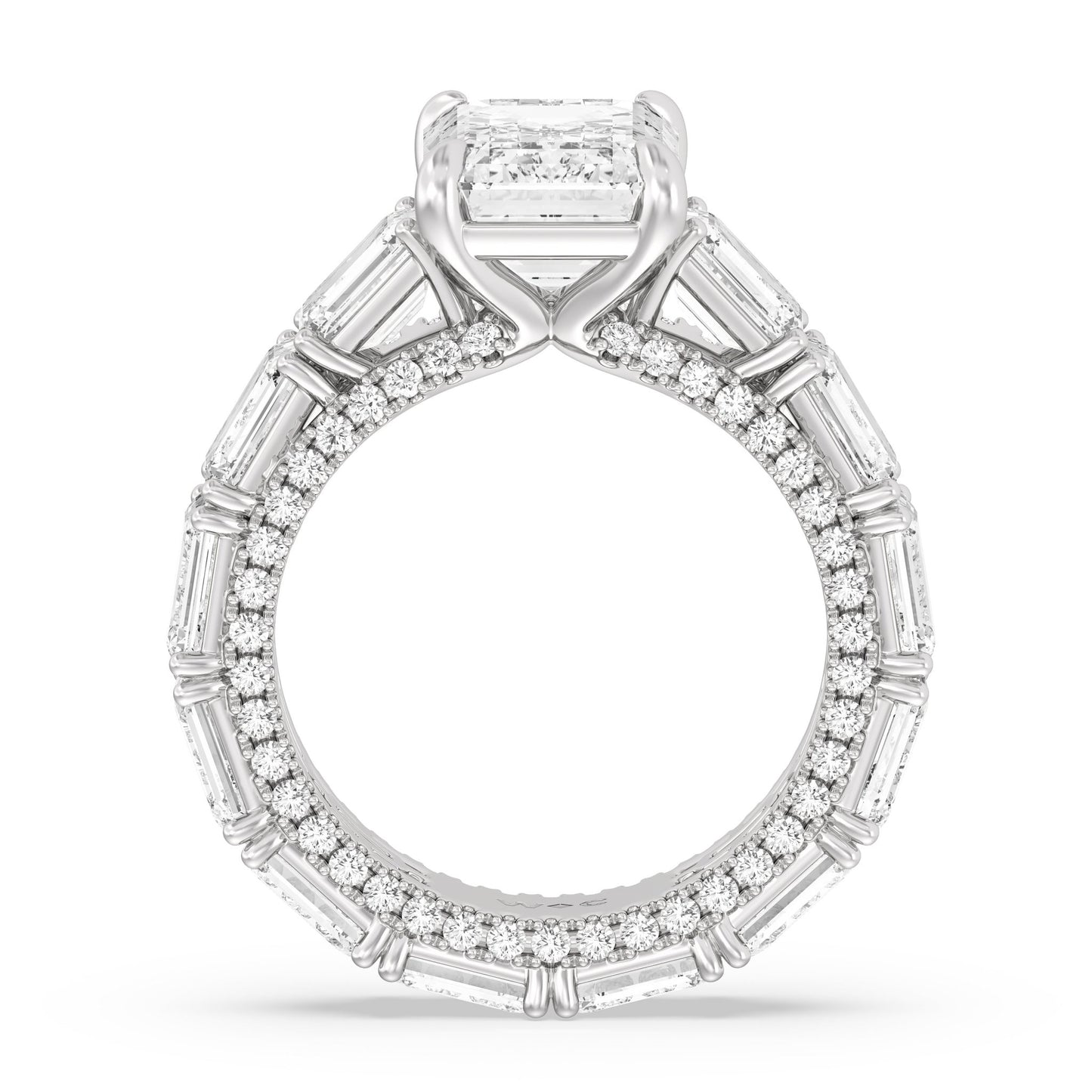The Upper East Side Ring - Lotus Diamond