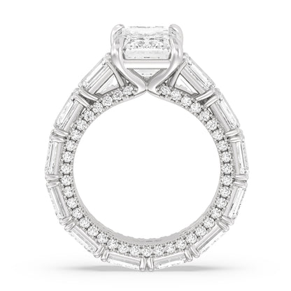 The Upper East Side Ring - Lotus Diamond