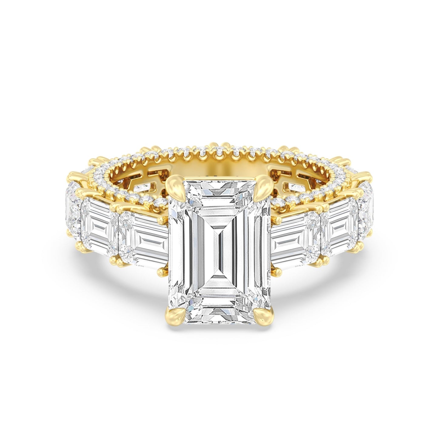 The Upper East Side Ring - Lotus Diamond