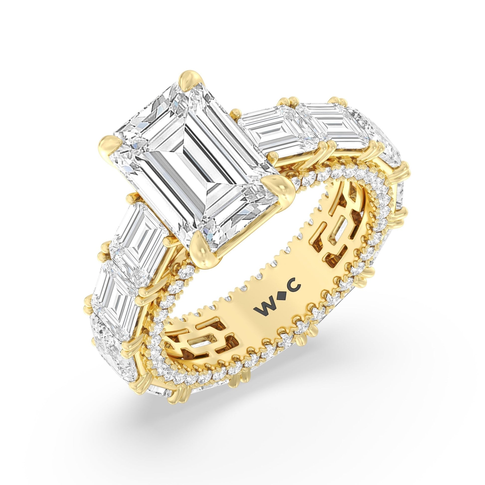 The Upper East Side Ring - Lotus Diamond