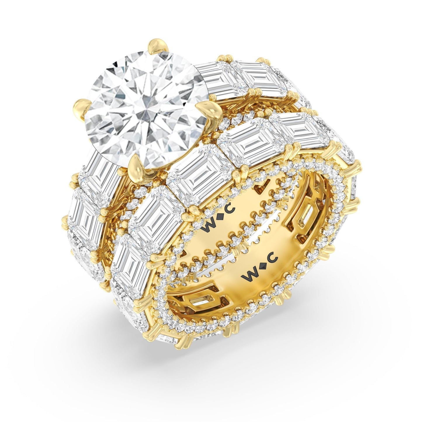 The Upper East Side Ring - Lotus Diamond