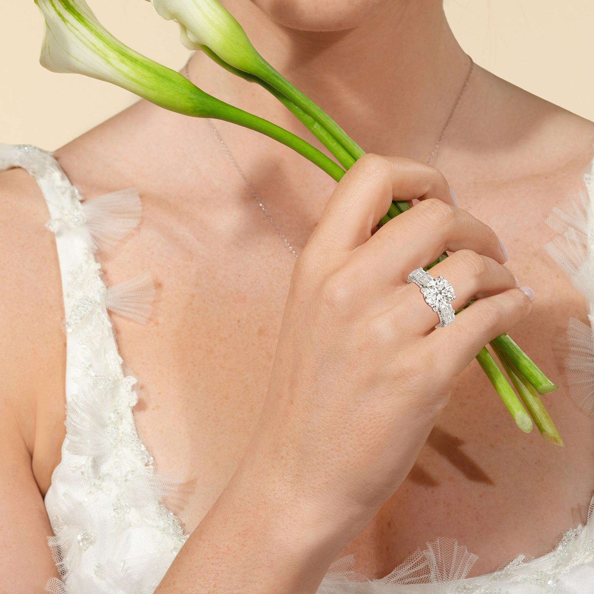 The Upper East Side Ring - Lotus Diamond