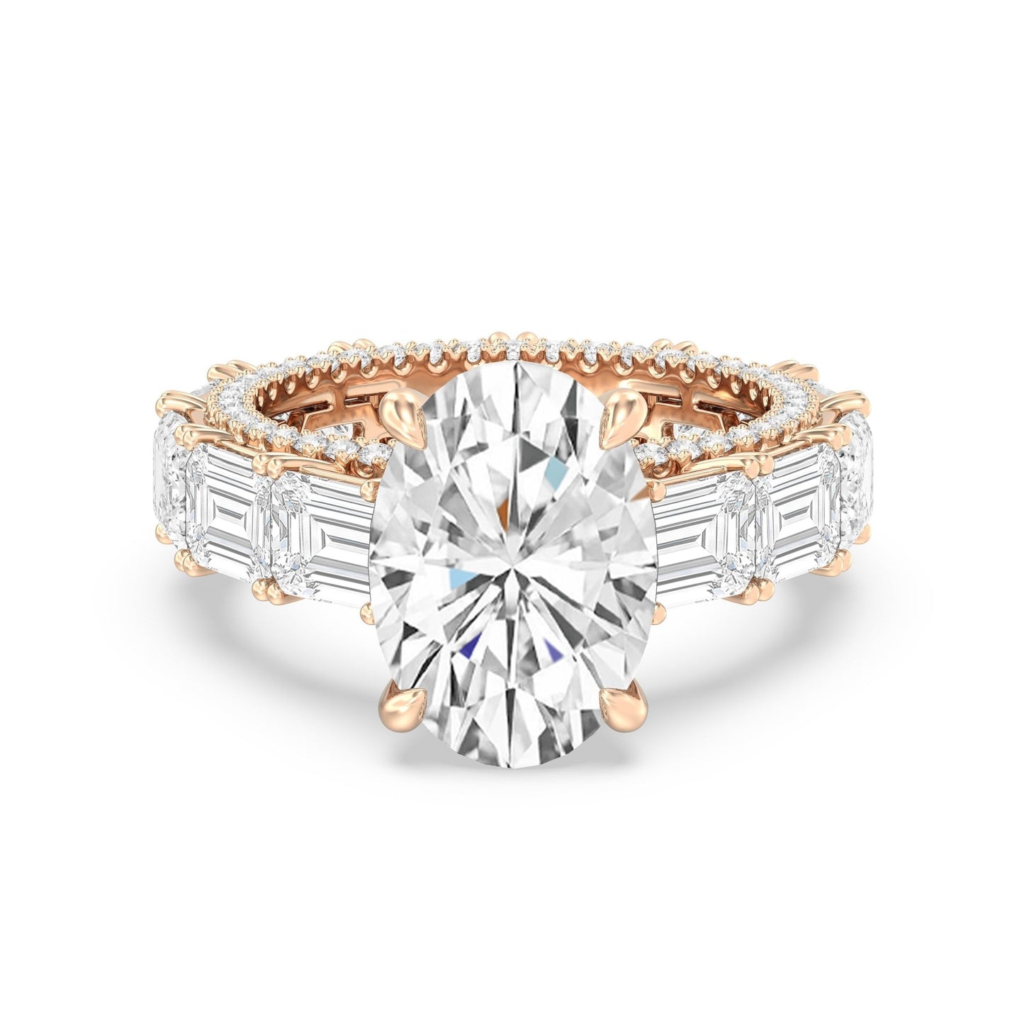 The Upper East Side Ring - Lotus Diamond