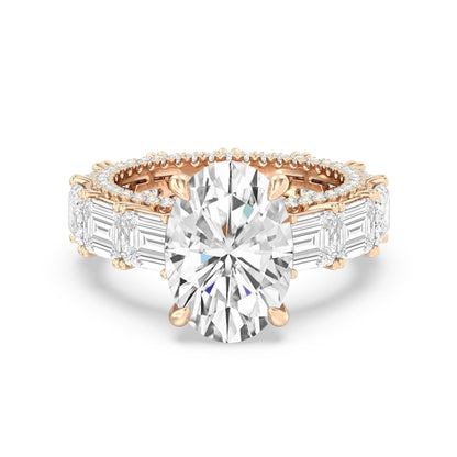 The Upper East Side Ring - Lotus Diamond