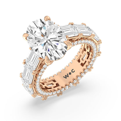 The Upper East Side Ring - Lotus Diamond