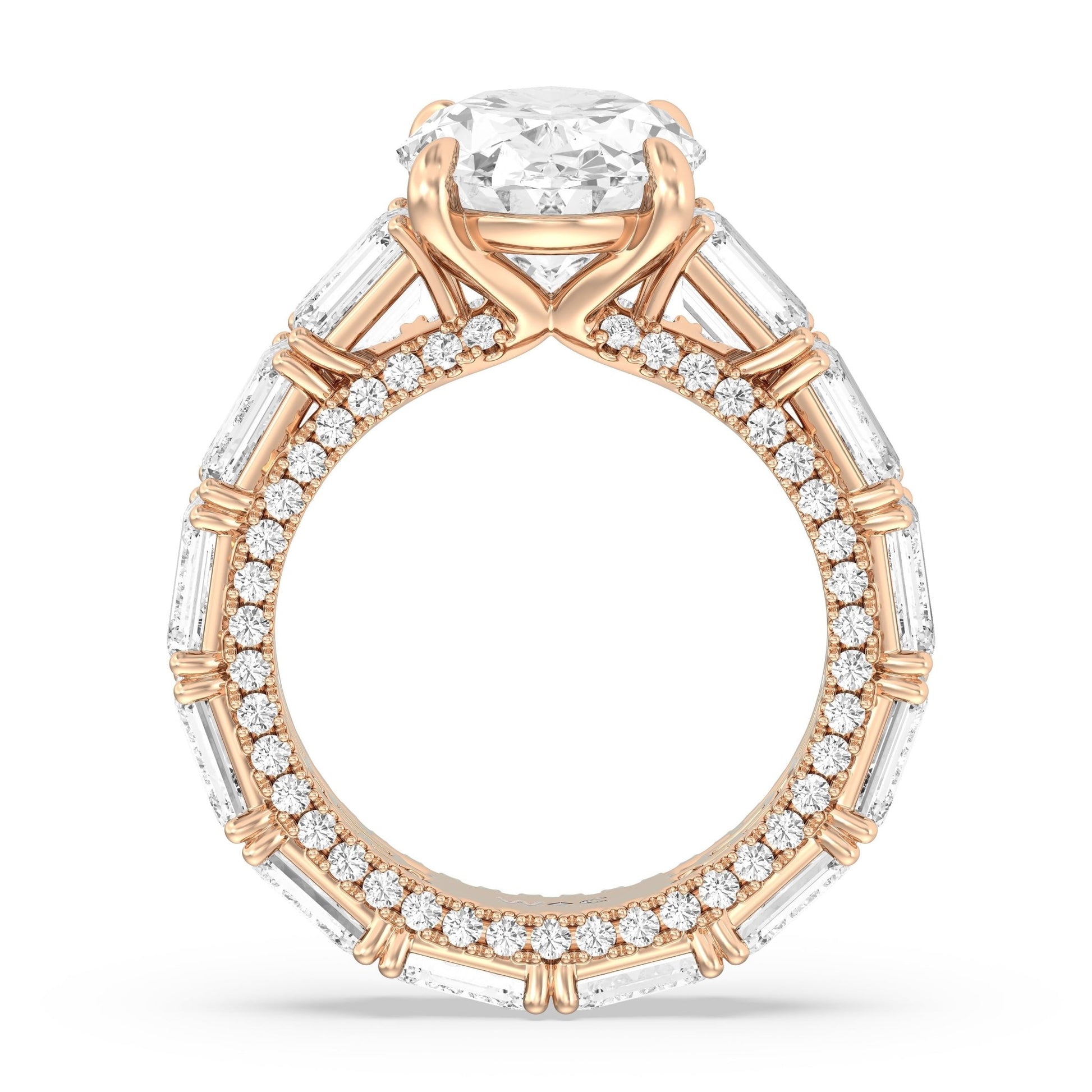 The Upper East Side Ring - Lotus Diamond