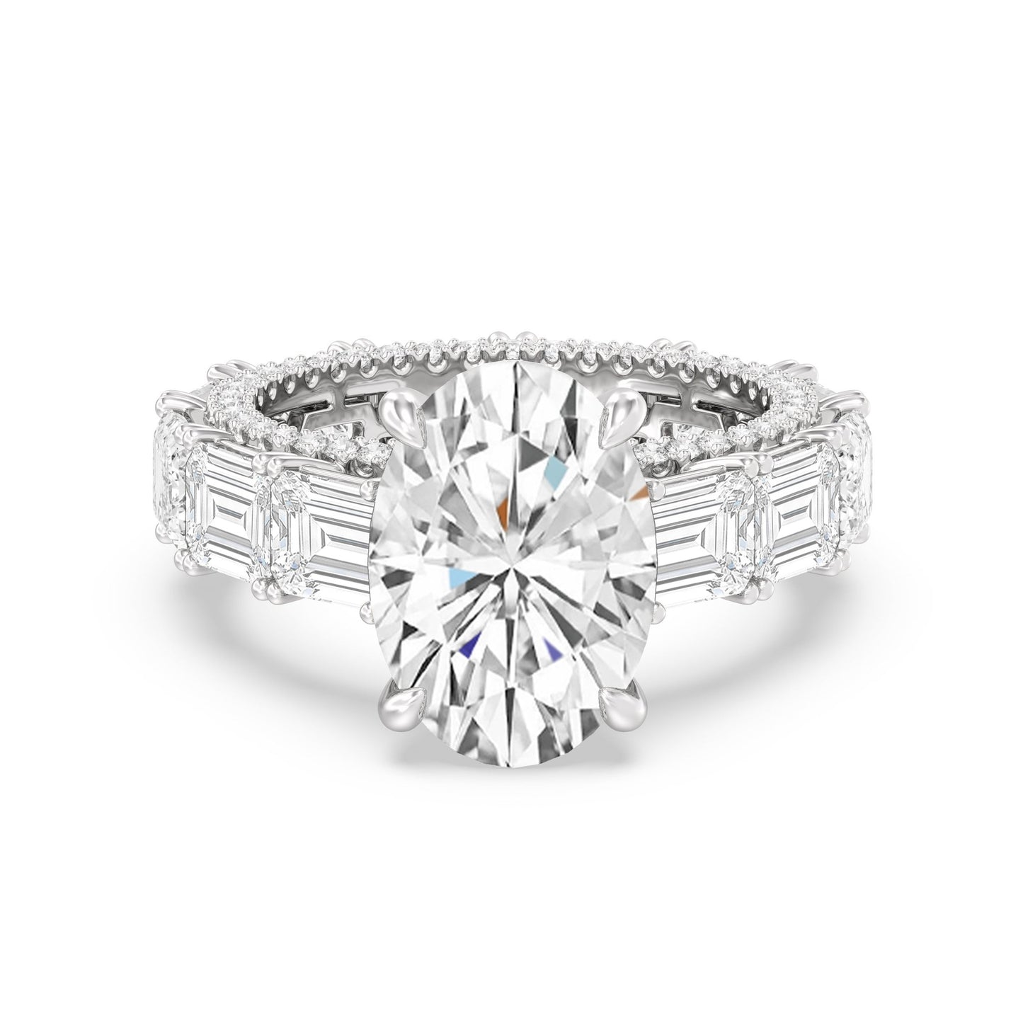 The Upper East Side Ring - Lotus Diamond