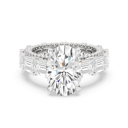 The Upper East Side Ring - Lotus Diamond