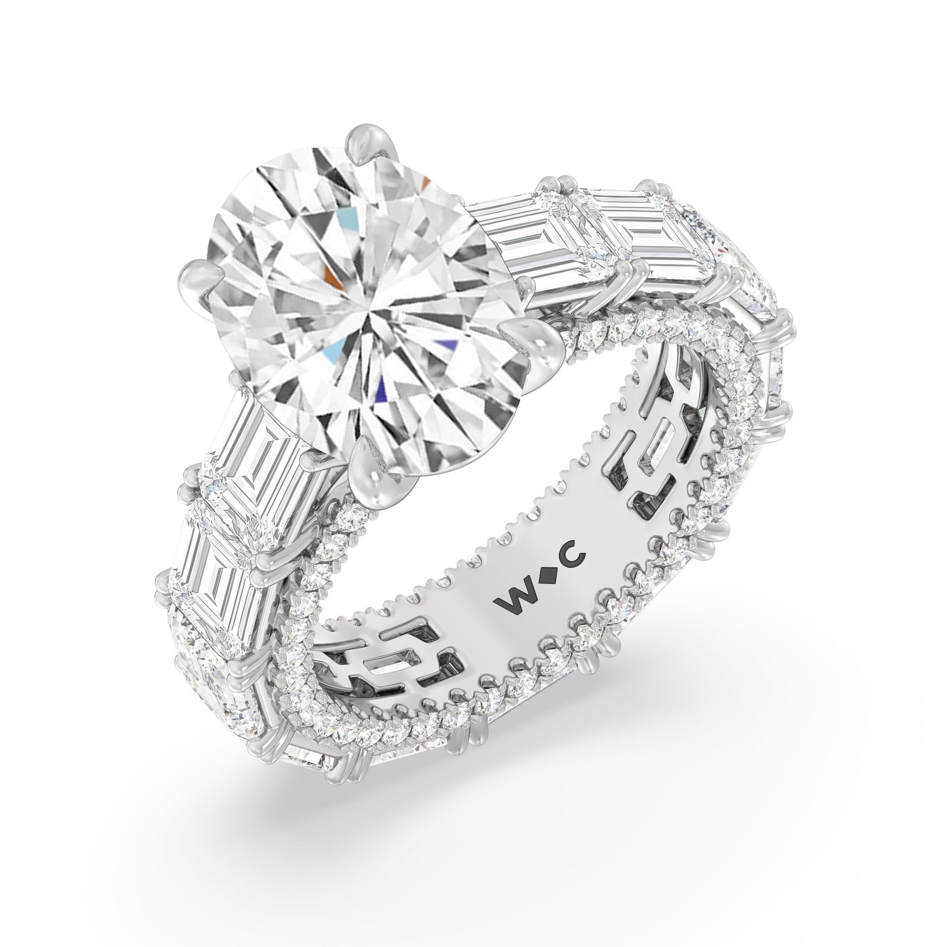 The Upper East Side Ring - Lotus Diamond