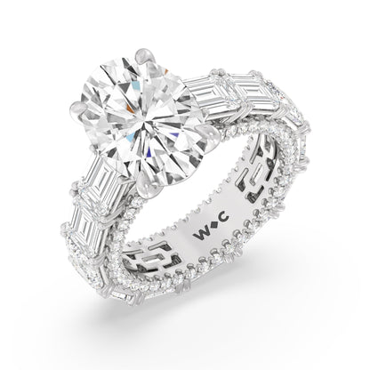 The Upper East Side Ring - Lotus Diamond