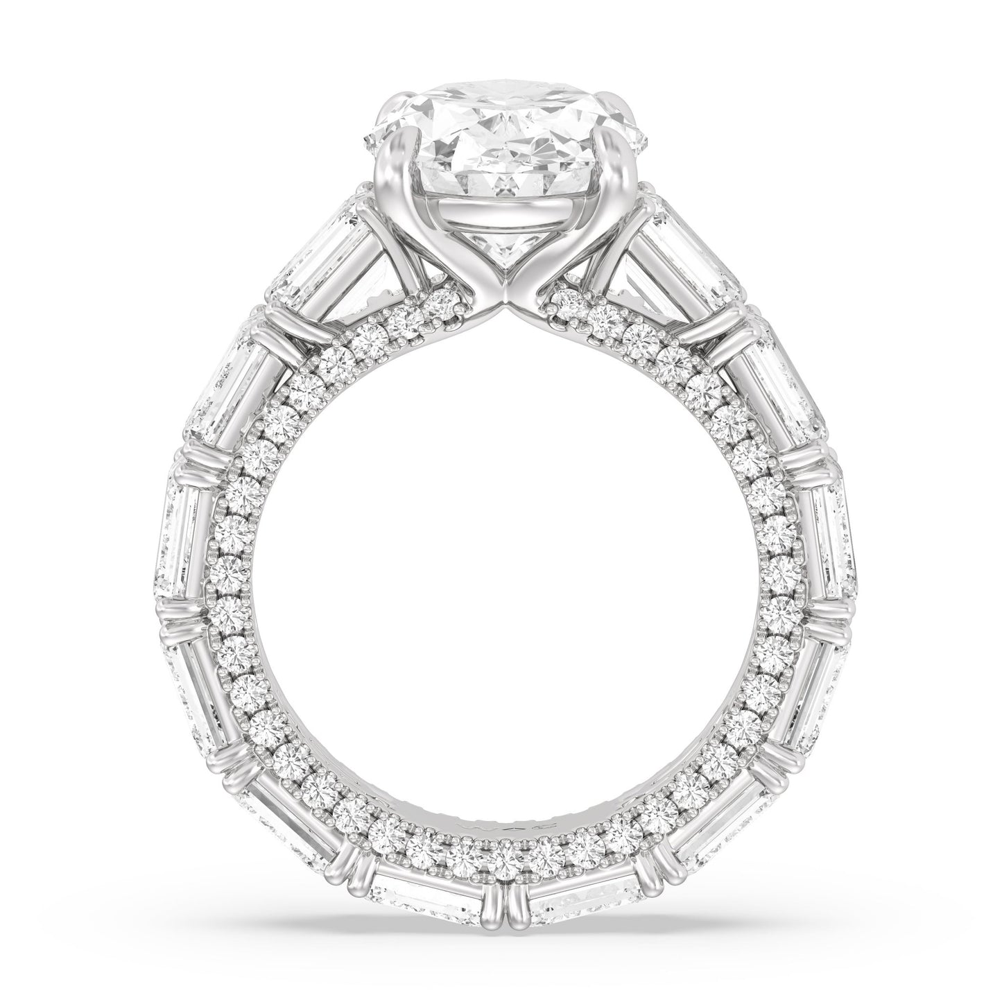 The Upper East Side Ring - Lotus Diamond