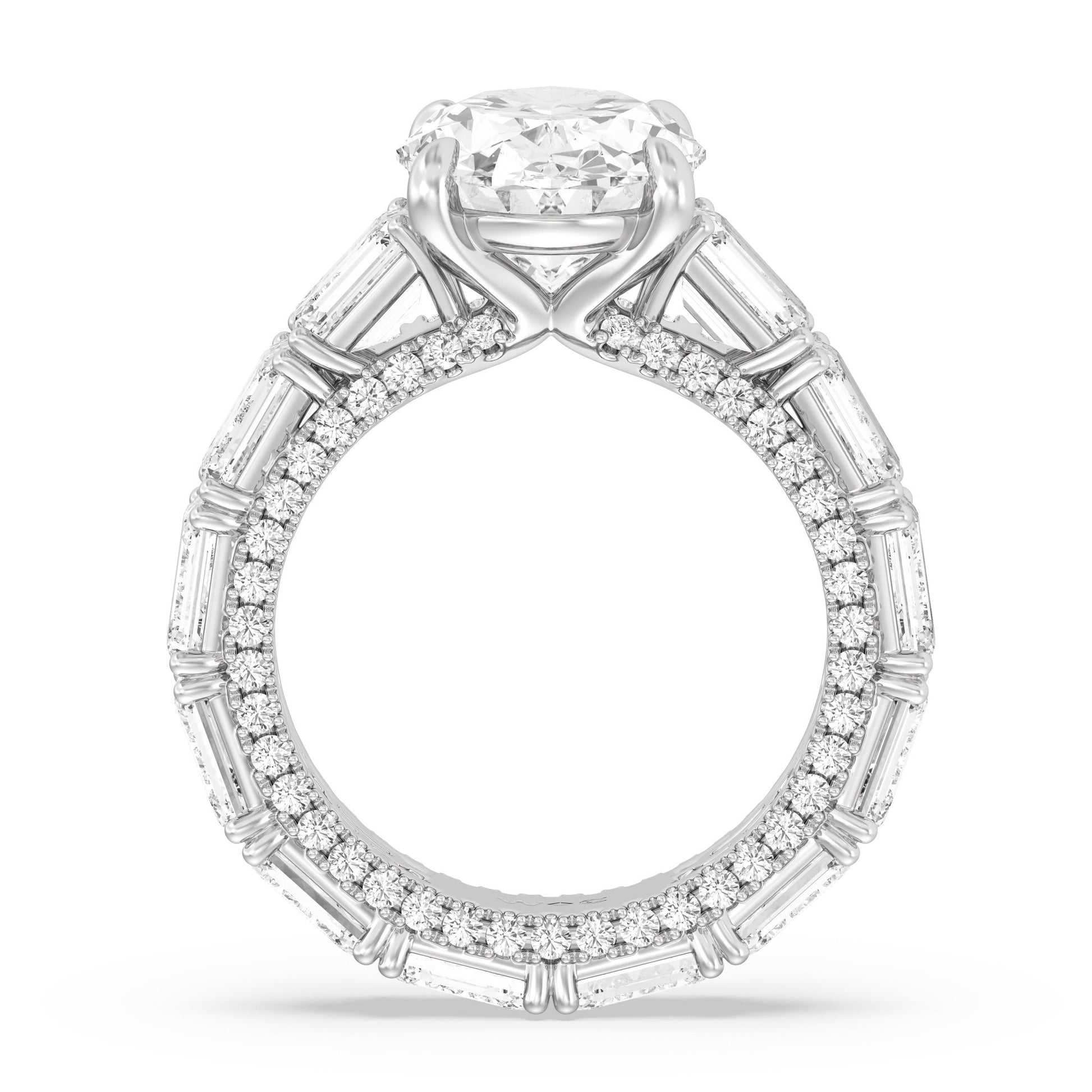 The Upper East Side Ring - Lotus Diamond