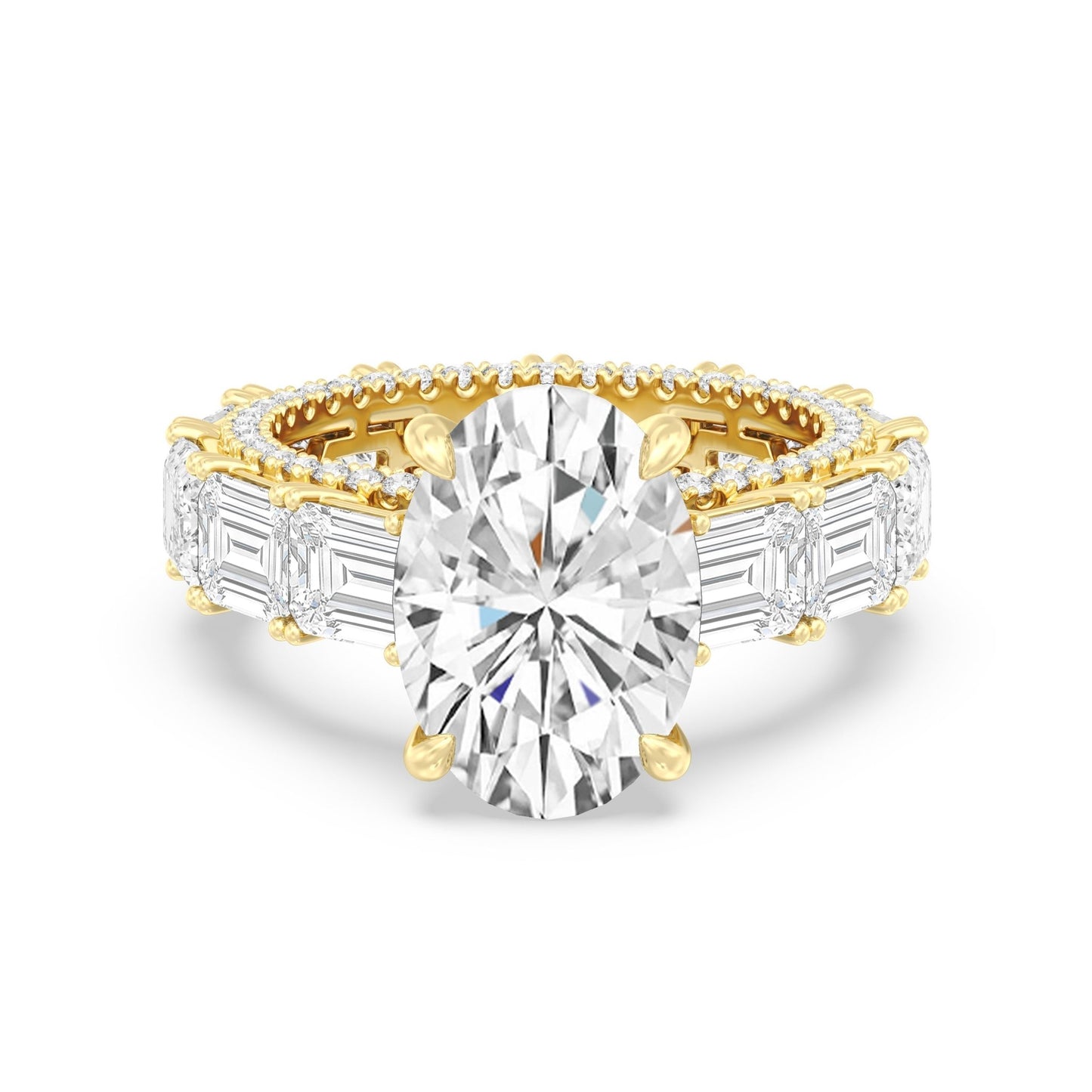 The Upper East Side Ring - Lotus Diamond