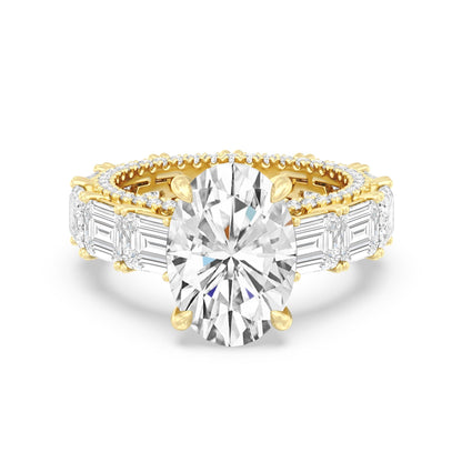 The Upper East Side Ring - Lotus Diamond