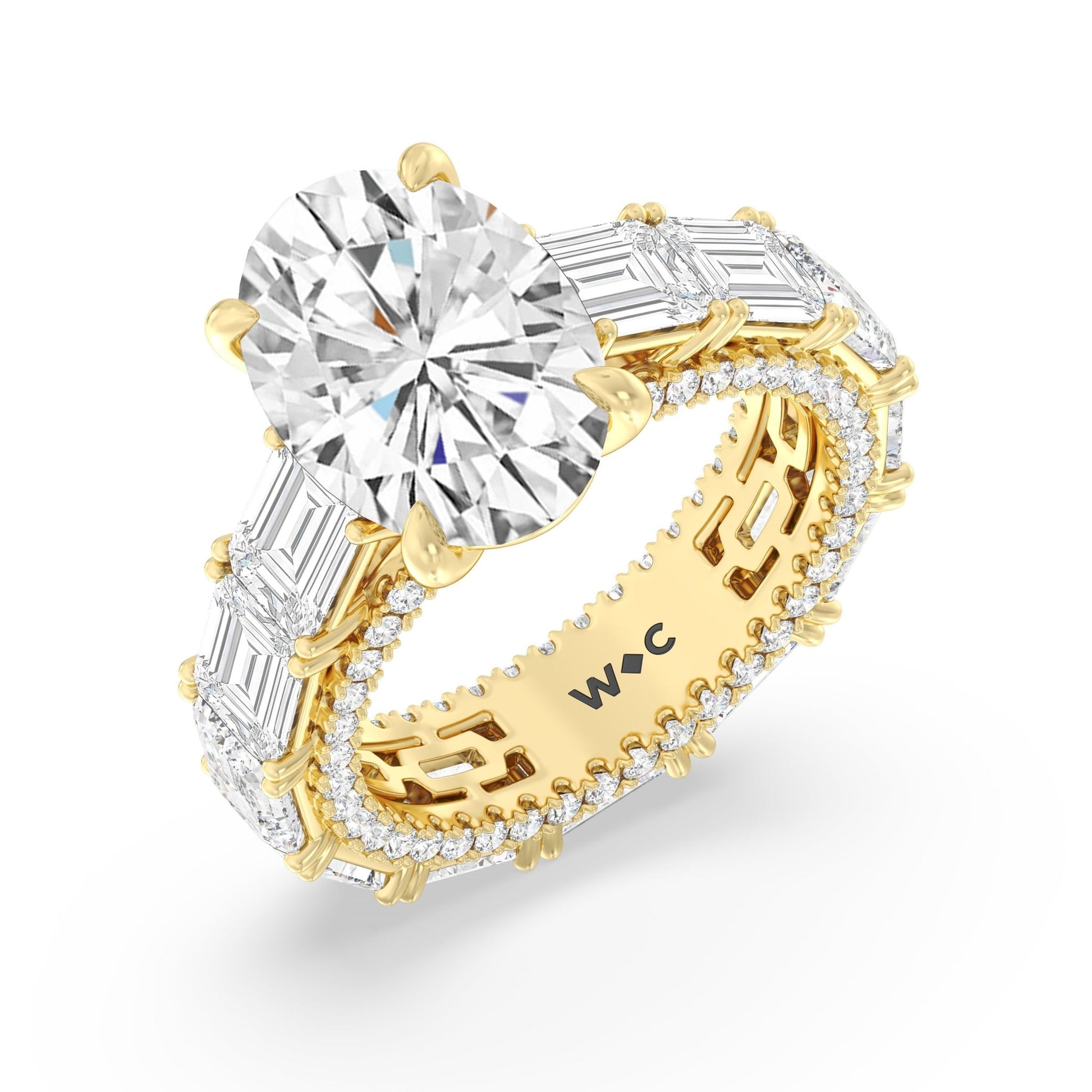 The Upper East Side Ring - Lotus Diamond