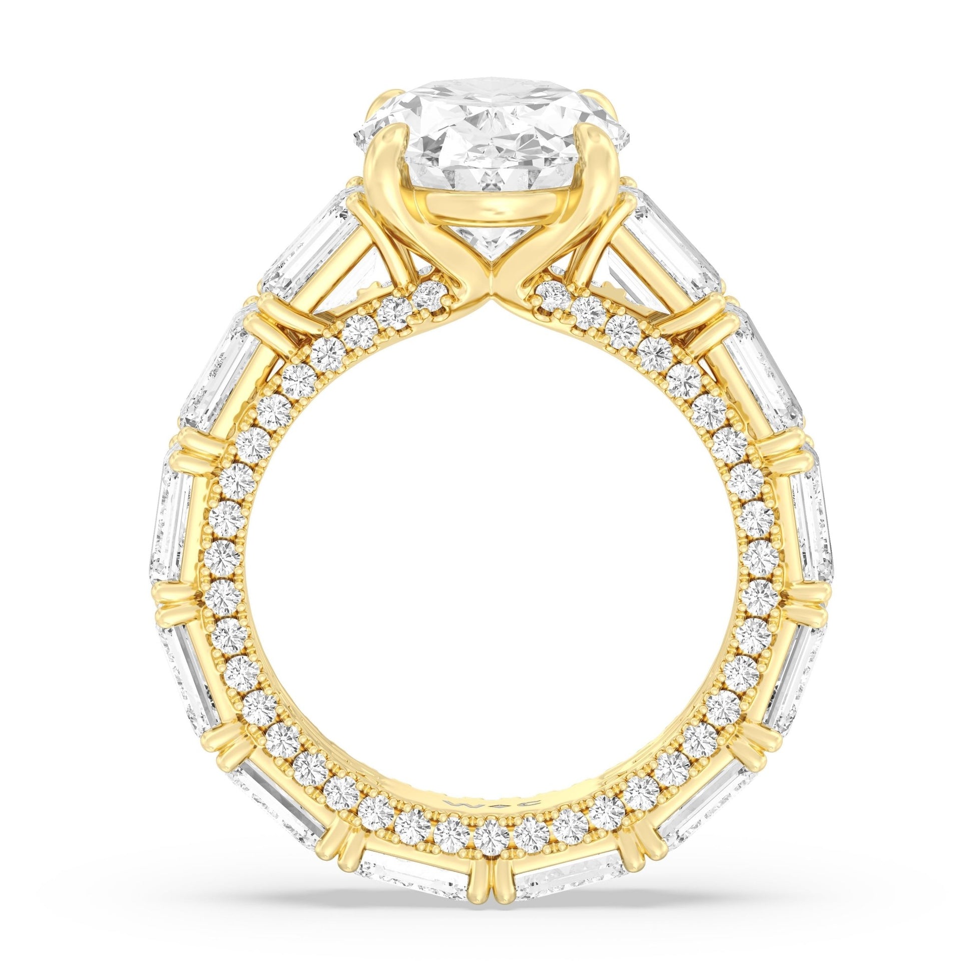 The Upper East Side Ring - Lotus Diamond