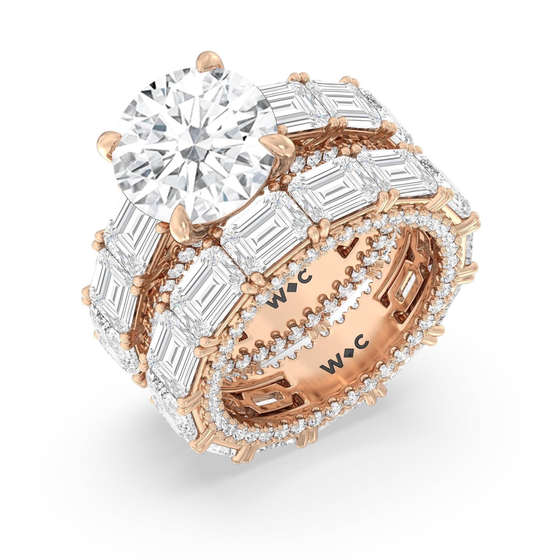 The Upper East Side Ring - Lotus Diamond