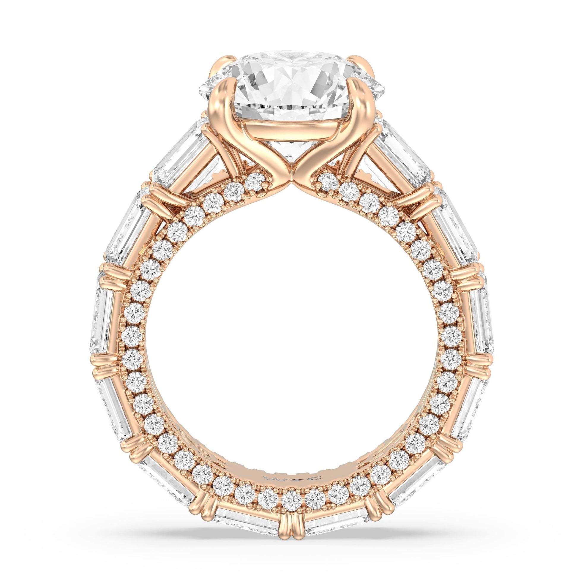 The Upper East Side Ring - Lotus Diamond