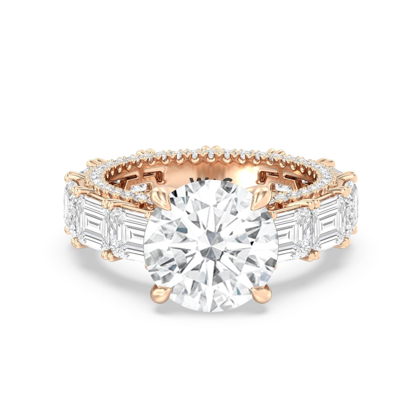 The Upper East Side Ring - Lotus Diamond