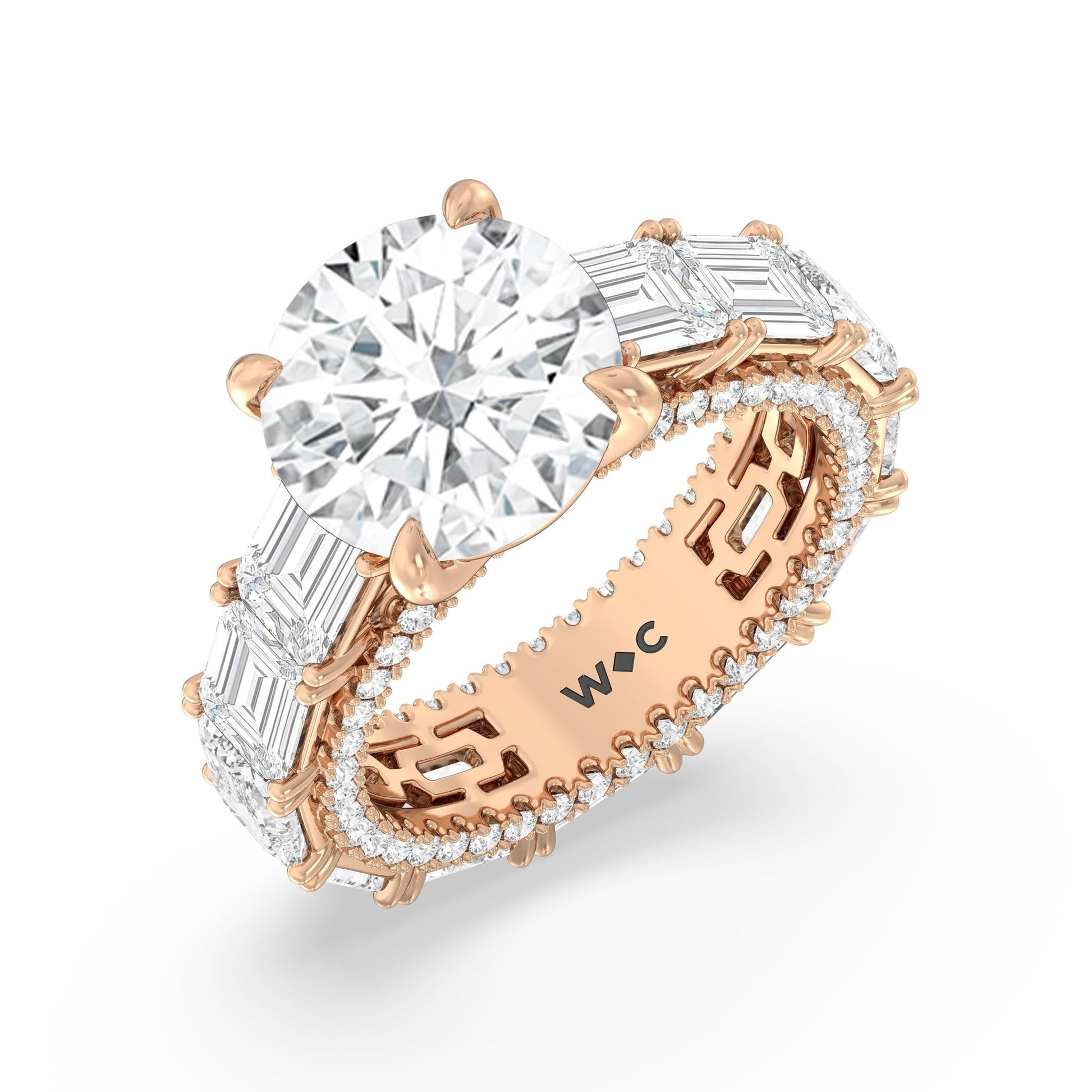 The Upper East Side Ring - Lotus Diamond