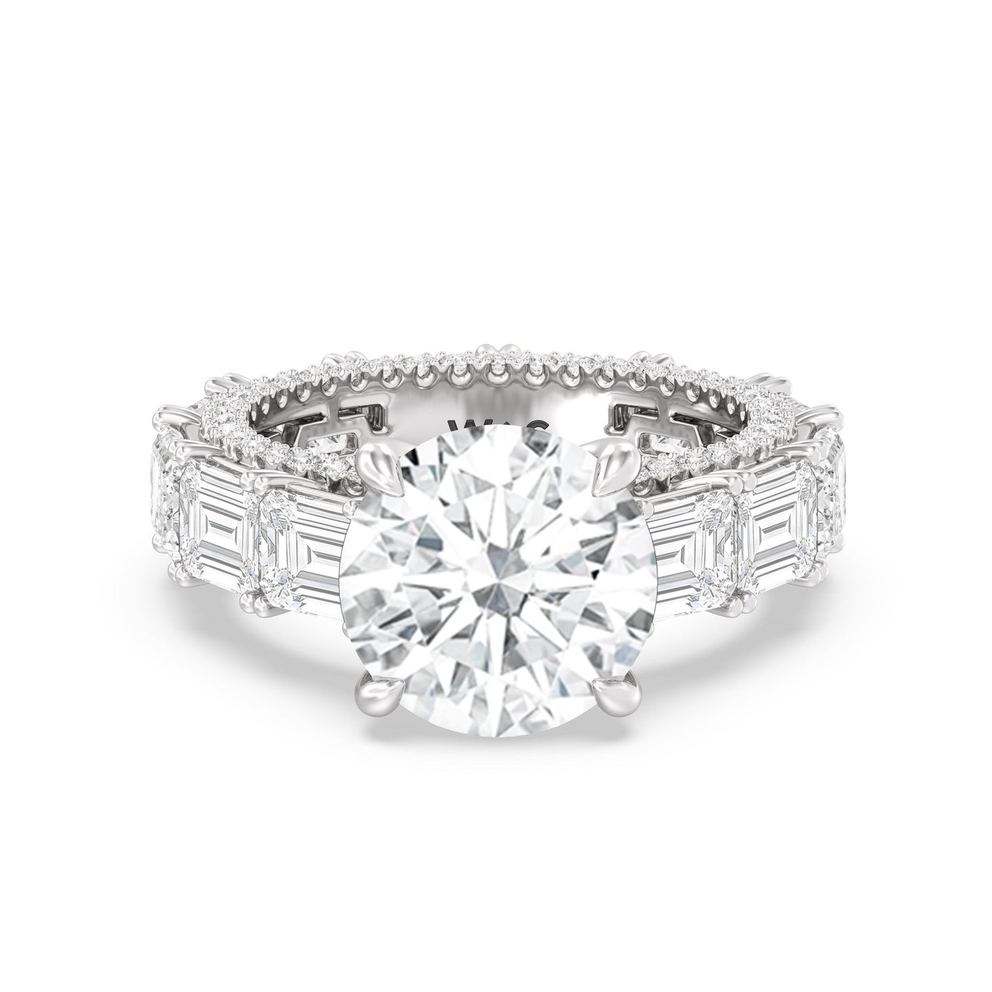 The Upper East Side Ring - Lotus Diamond