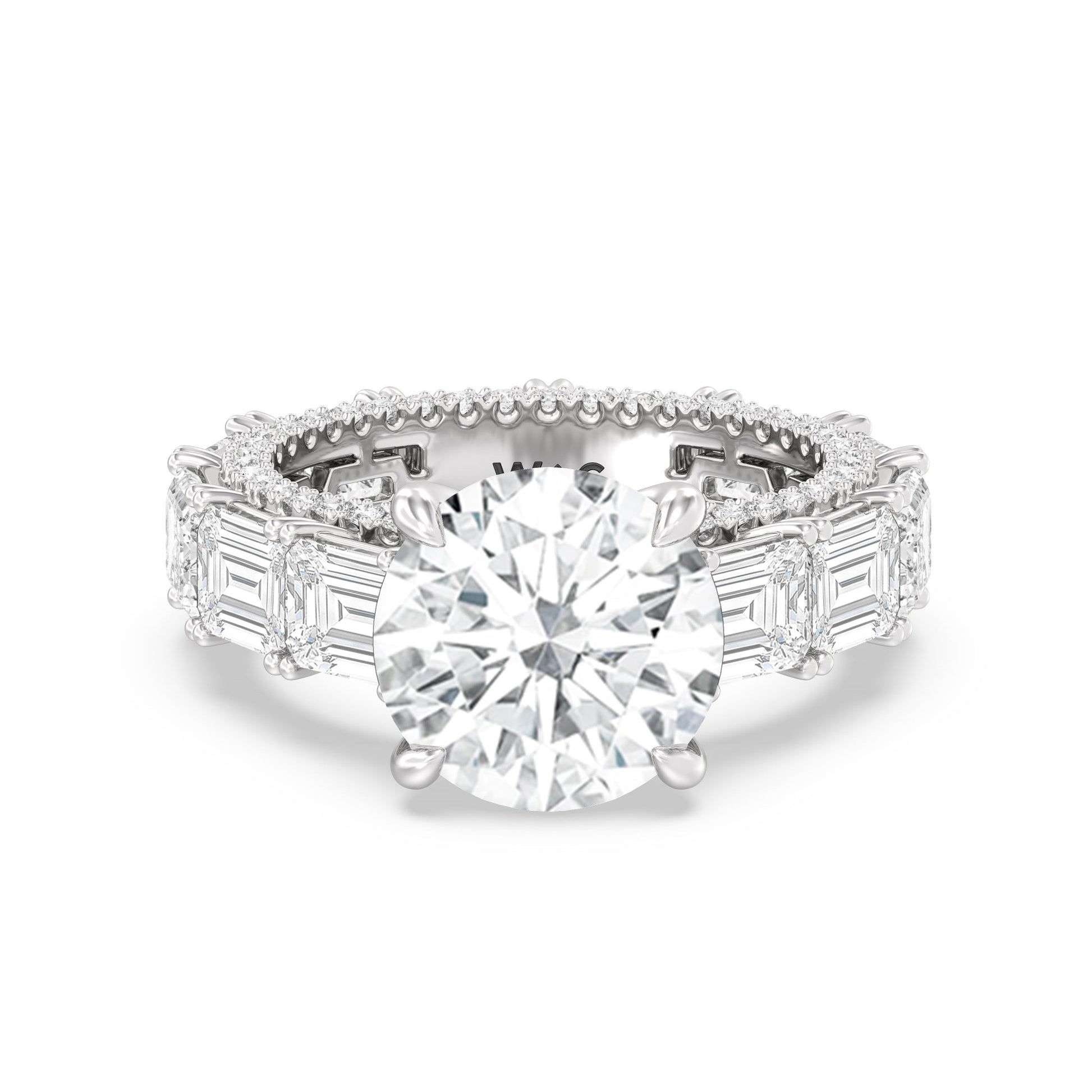 The Upper East Side Ring - Lotus Diamond