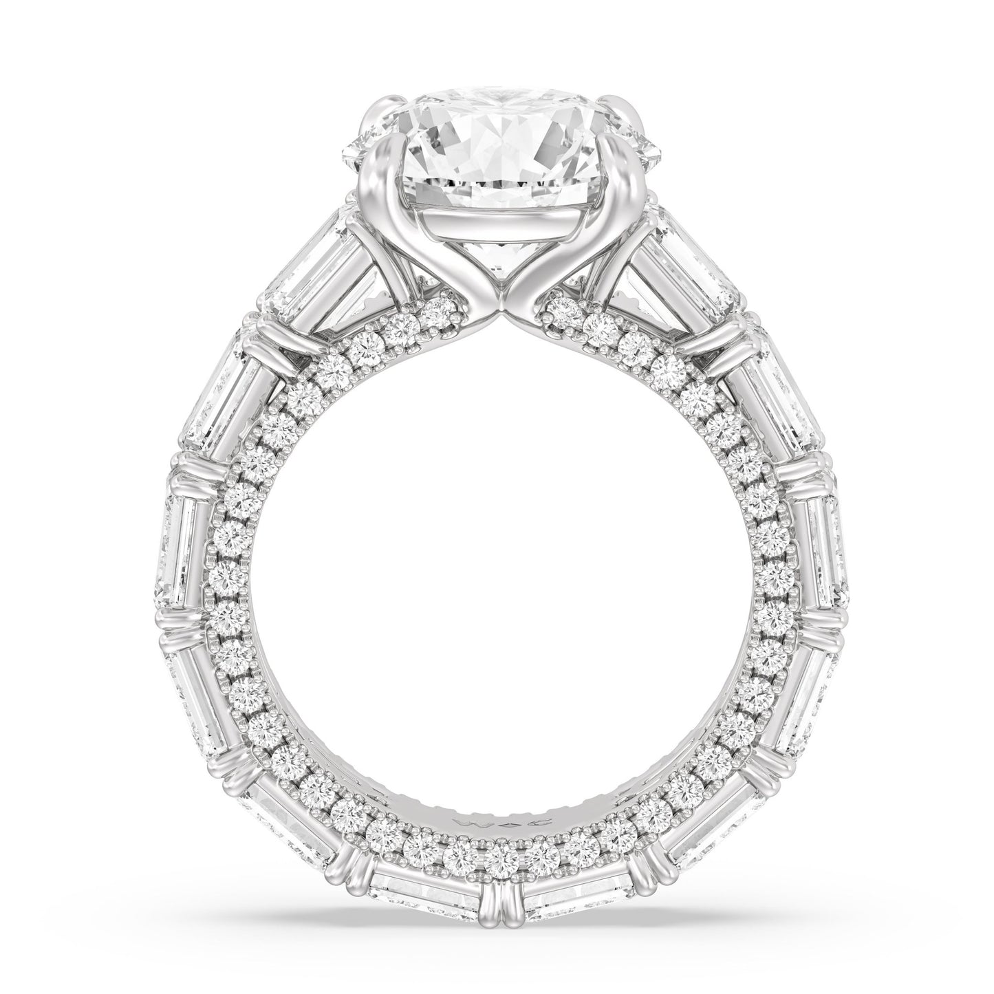 The Upper East Side Ring - Lotus Diamond