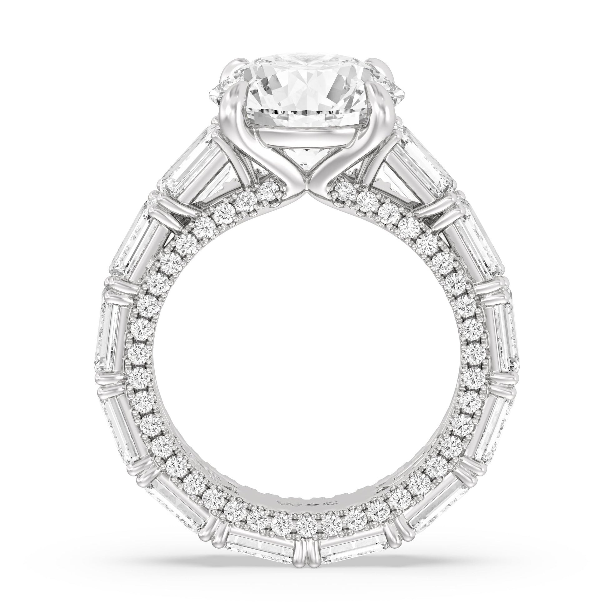 The Upper East Side Ring - Lotus Diamond