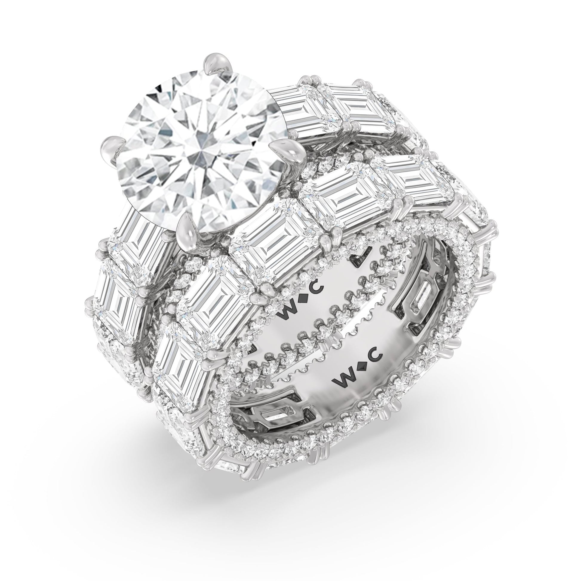 The Upper East Side Ring - Lotus Diamond