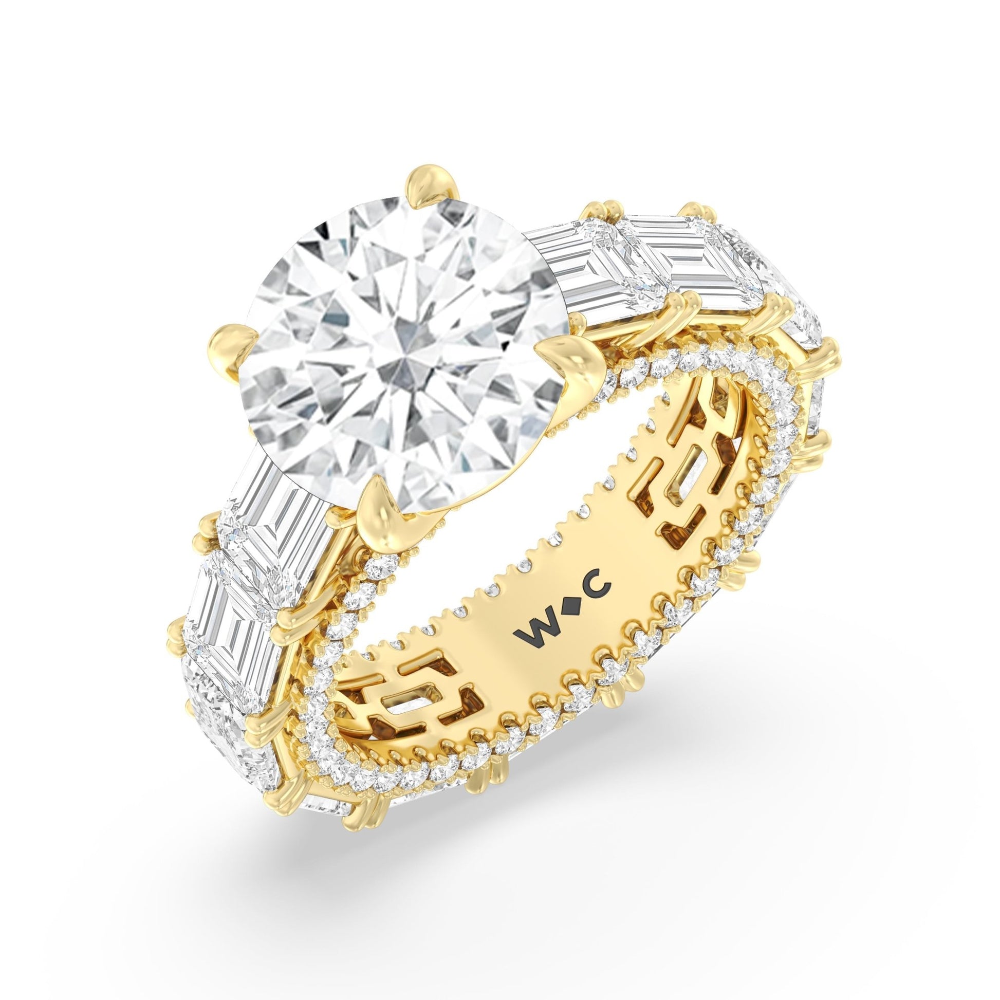 The Upper East Side Ring - Lotus Diamond