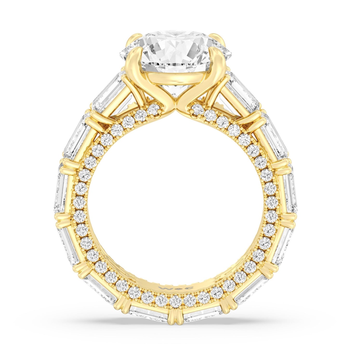 The Upper East Side Ring - Lotus Diamond