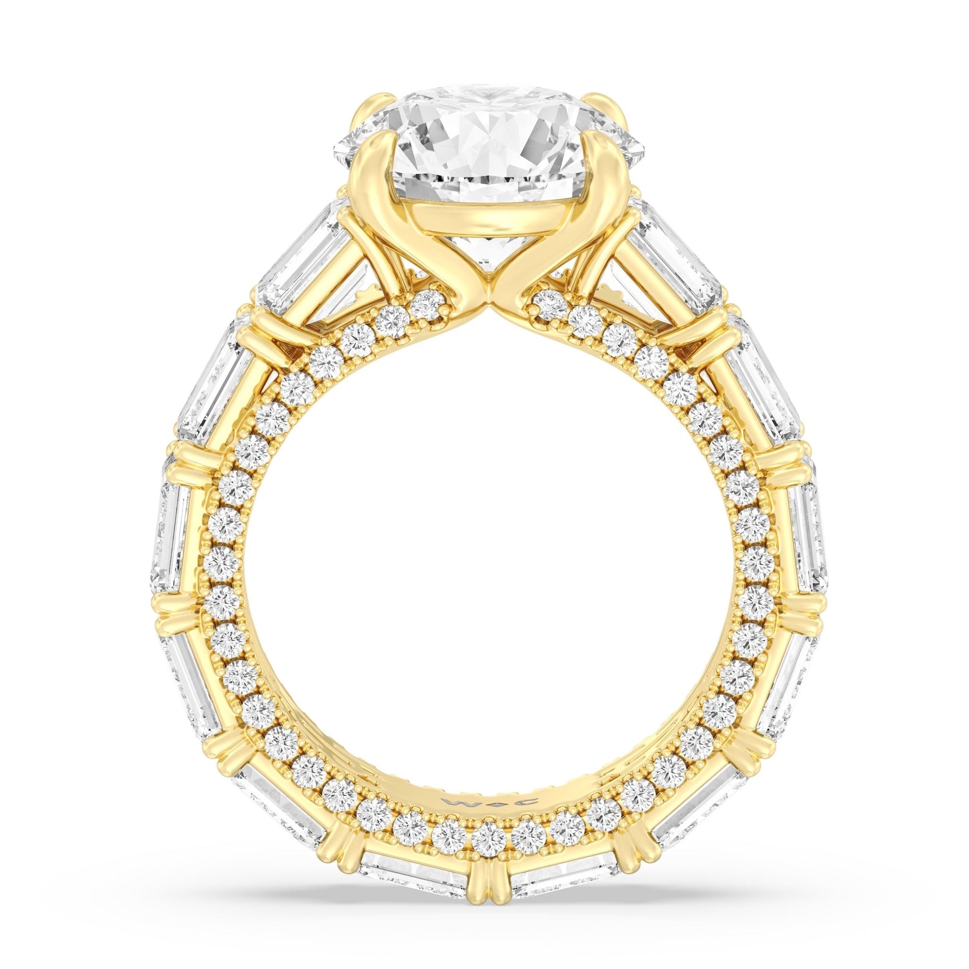 The Upper East Side Ring - Lotus Diamond